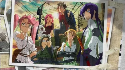 "Highschool of the Dead" : 
Takashi et Rei doivent lutter pour survivre à l'apocalypse, provoquée par :