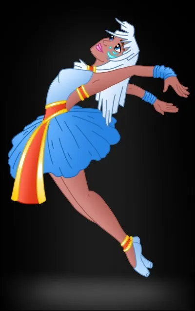 Elle est peut-&ecirc;tre une princesse oubli&eacute;e mais elle se d&eacute;brouille tr&egrave;s bien en danse :