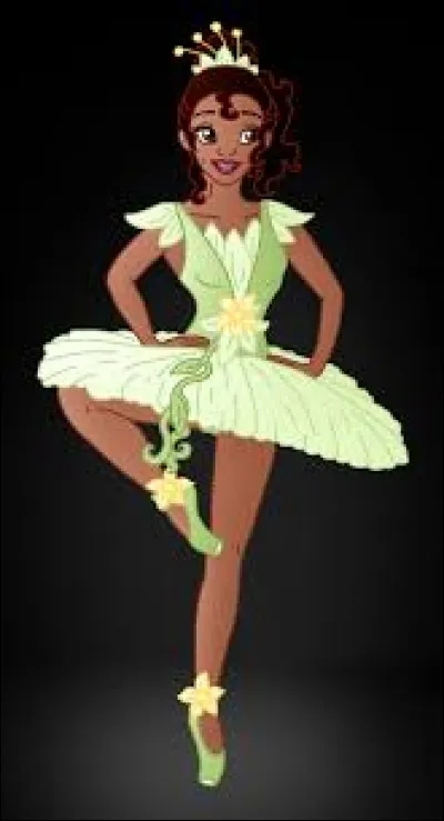 Elle est magnifique, cette princesse, avec cette tenue de danse :