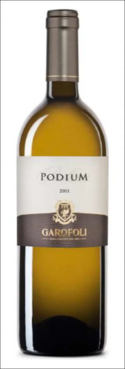 Pour les plats de poisson et de volailles, où est produit le Podium Verdicchio de Castelli di Jesi?