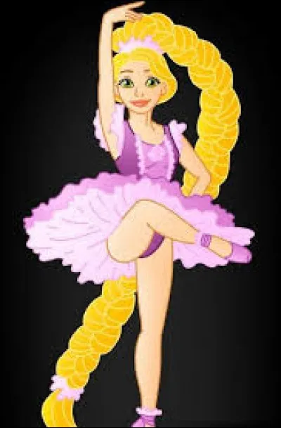 Avec sa longue chevelure dorée, elle nous fait un show d'enfer :