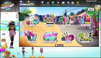 Combien y a-t-il de salles de tchat ?