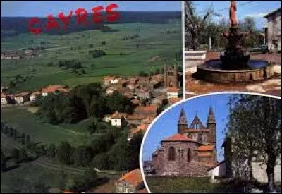 Commune d'Auvergne-Rh&ocirc;ne-Alpes, dans l'arrondissement du Puy-en-Velay, Cayres se trouve dans le d&eacute;partement ...