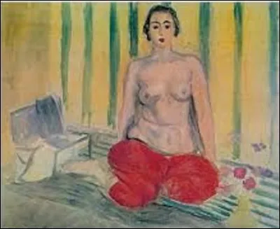 Peinture : volée au début des années 2000 au musée d'art contemporain de Caracas, au Venezuela, avant d'être 
retrouvée en 2012, ''L'Odalisque au pantalon rouge'' est l'oeuvre d'un peintre de mouvement fauviste. Quel est le nom de cet artiste qui a peint cette huile sur toile en 1925 ?