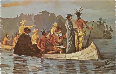 L'un est un coureur des bois et le premier explorateur d'envergure né au Canada.
L'autre, est missionnaire jésuite. Ils sont envoyés par Frontenac et Talon pour explorer le Mississipi (désigné alors comme le Fleuve Colbert ) puis pour espérer y trouver un éventuel passage vers la Chine. 
Du pays des Illinois, ils se sont rendus aux confins de l'inconnu (1673).