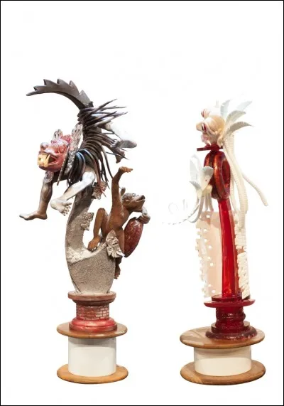 C'est la traditionnelle danse nommée Barong, véritable pièce de théâtre. 
Dans quelle île, entre Java et de Lombok, sommes-nous ?