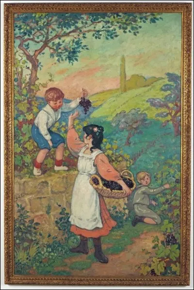 Qui a peint "Les vendanges" ?