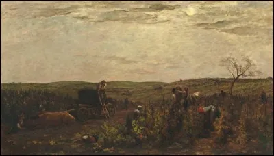 Qui a peint "Vendanges en Bourgogne" ?
