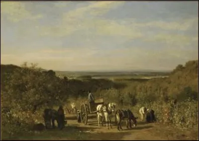 Qui a peint "Vendanges sur les bords de la Seine à Suresnes" ?