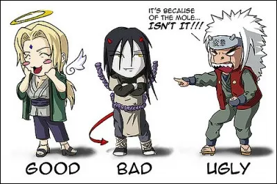 Les trois Sannins au complet ; soit le bon, le mauvais et le moche. Mais qui est le moche ?