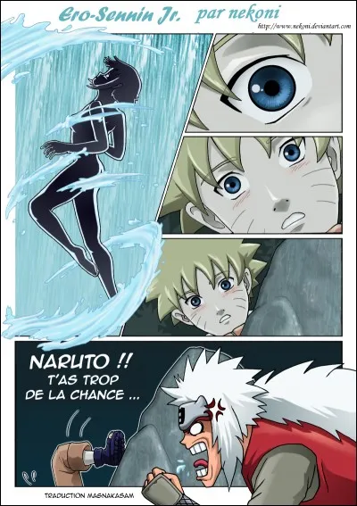Jiraya semble tout excité. Mais quelle en est la raison ?