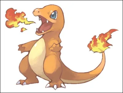 Comment évolue le Salamèche de Sacha ?