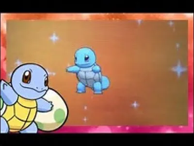 De quelle couleur est la carapace de Carapuce Shiny ?