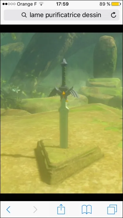 Et comment s'appelle l'épée de Link ?
