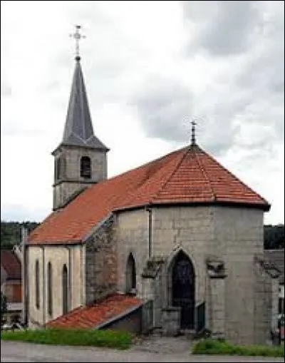 Voici l'église Saint-Valbert de Trémonzey. Village Vosgien, il se trouve dans l'ancienne région ...