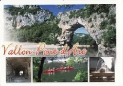 Dans quel département se situe la commune de Vallon-Pont-d'Arc ?