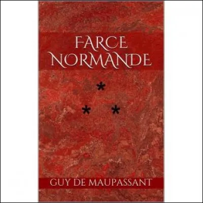 "FARCE NORMANDE" : Quelle est la phrase inscrite sur la pancarte sur la poitrine de Jean dans cette nouvelle ?