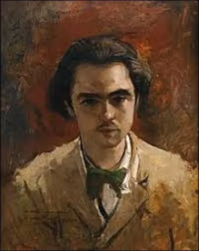 Quel est le nom de ce peintre impressionniste qui a réalisé cette huile sur toile en 1867, peinture représentant l'écrivain et poète Paul Verlaine jeune, et qui a annoté au bas de son tableau, à gauche : ''à mon cher ami Paul Verlaine'' ?