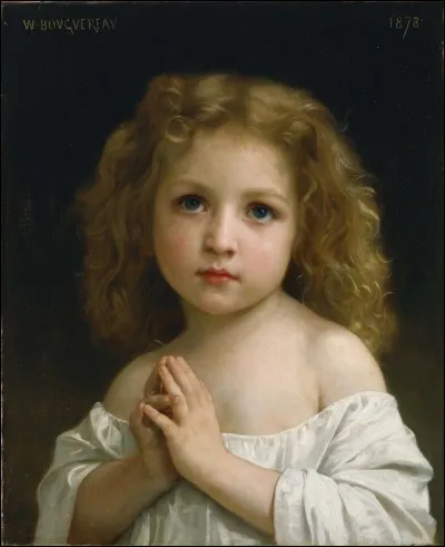 Cette petite fille a été représentée par William Bouguereau, à quel mouvement artistique appartient-il ?