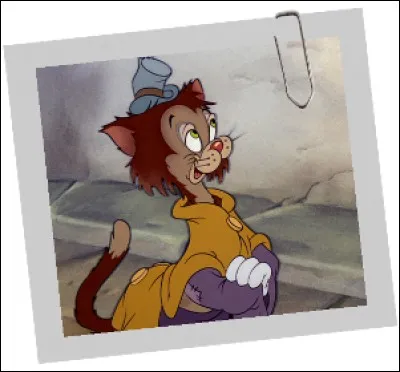 Ce chat de ruelle est le compagnon du filou de grand coquin, un de ceux qui ont mauvaise influence sur Pinocchio.