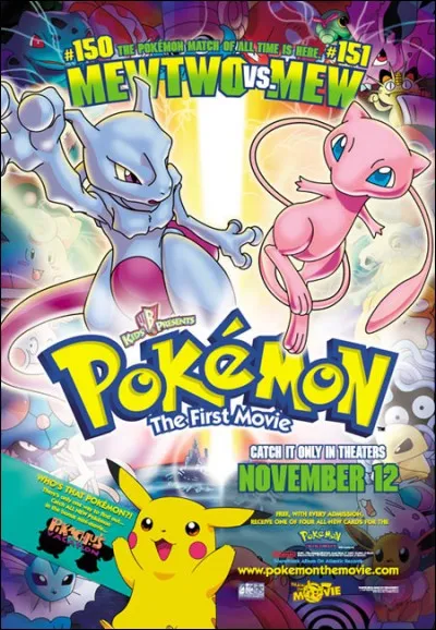 Est-ce que ton Pokémon préféré a un film entier qui lui est consacré ?