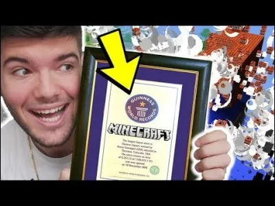 Quel est le record qu'Agentgb a battu dans "Minecraft" ?