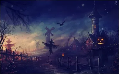 Cette uvre qui dépeint une scène d'Halloween, semble réellement sortie directement du film... ?