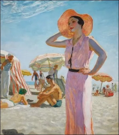 Ce joli tableau très doux et lumineux, de Raoul du Gardiner, semble présenter un environnement charmant qui rappelle un film pourtant en noir et blanc. Lequel ?