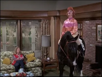 Voici Endora équipée étrangement pour un salon. Quel est donc ce métier ?