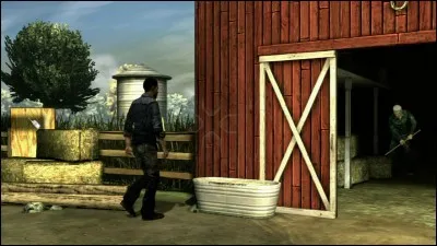 Qu'y a-t-il dans une grange dans la ferme d'Hershel ?