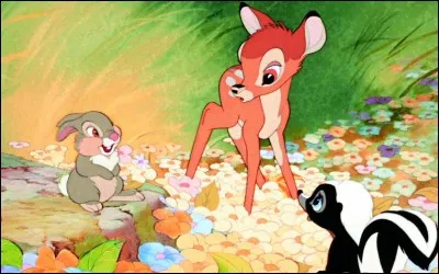 Quel animal est Panpan dans "Bambi" ?