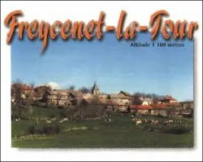 Commune d'Auvergne-Rh&ocirc;ne-Alpes, dans l'arrondissement du Puy-en-Velay, Freycenet-la-Tour se trouve dans le d&eacute;partement ...