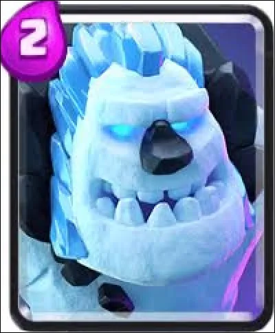 Quel est le niveau de rareté du golem de glace ?