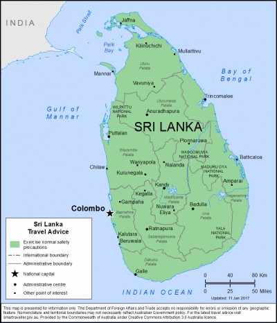 Comment appelle-t-on les personnes qui vivent au Sri Lanka ?