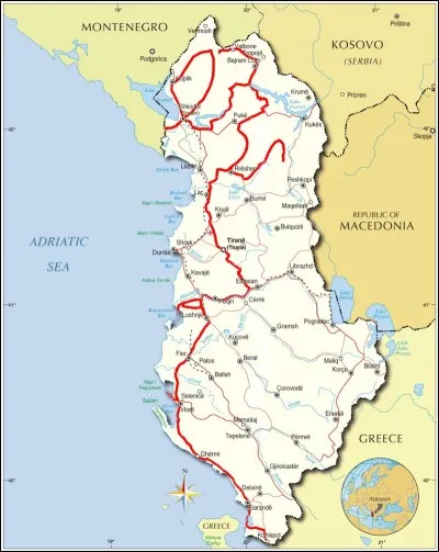 Comment appelle-t-on les personnes qui vivent en Albanie ?