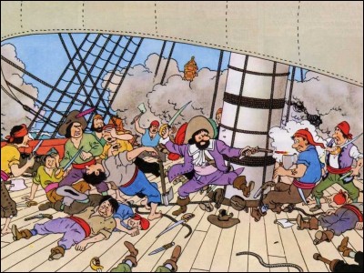 Dans les aventures de Tintin, où était finalement caché le trésor de Rackham le Rouge ?