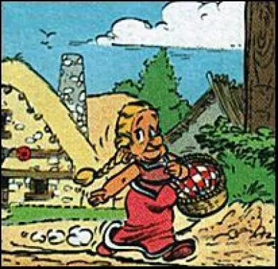 Celle-ci au contraire est petite, potelée et arrogante. Elle a le sentiment de son importance ; son mari, c'est Abraracourcix, le chef du village :