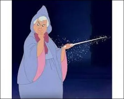 C'est elle qui va permettre à Cendrillon d'aller au bal, en transformant une citrouille en carrosse, des souris en chevaux, un chien en valet et le cheval, en cocher ; sans oublier la robe et les pantoufles de vair !