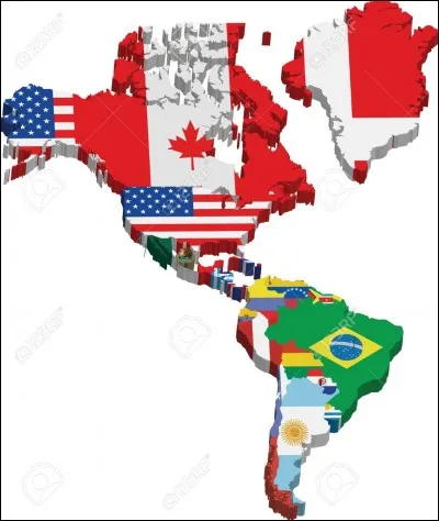 Combien de pays y a-t-il au total en Amérique ?