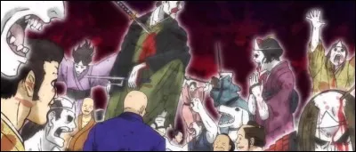 Quel motif y a-t-il sur les lunettes de Shinpachi qui permettent de voir les esprits gardiens ?