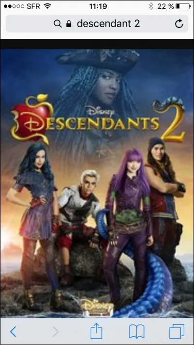 Quels sont les personnages principaux de "Descendant 2" ?