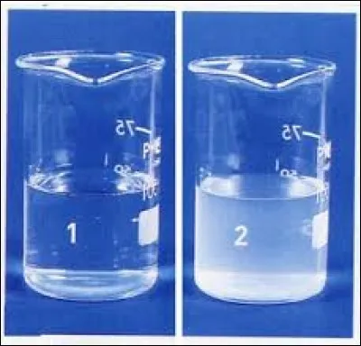 Avec quel type d'eau fait-on l'expérience qui permet de mettre en évidence le dioxyde de carbone ?