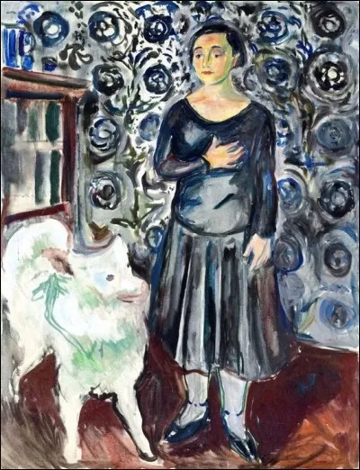 Cette femme et son chien ont-ils été représentés par Munch ?