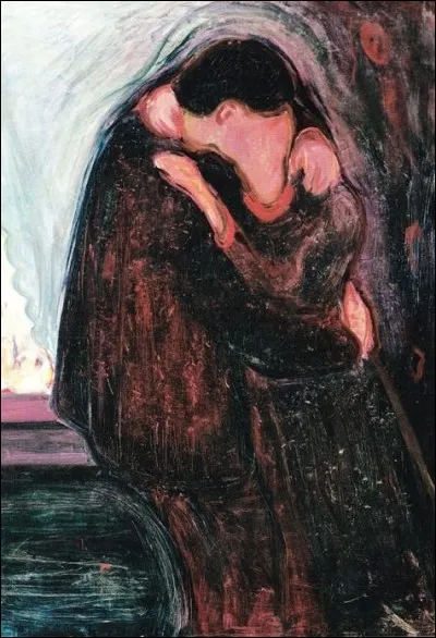 Est-ce "Le baiser" de Munch ?