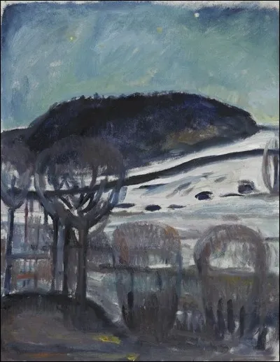 Edvard Munch a-t-il peint "Nuit d'hiver" ?