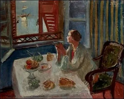 Qui a peint "Le déjeuner à la fenêtre, Saint-Tropez" ?