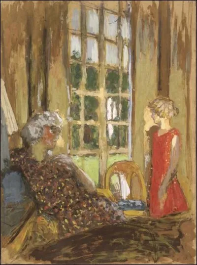 Qui a représenté Madame Hessel et Lu à la porte-fenêtre ?