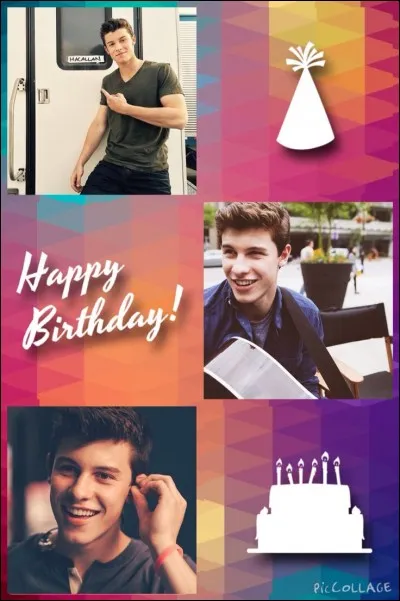 Shawn a f&ecirc;t&eacute; son anniversaire en ao&ucirc;t 2017 &agrave;...
