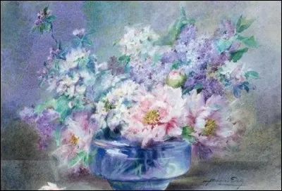 Qui a peint "Bouquet d'hortensias" ?