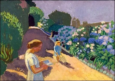 Qui a peint "Malon et les hortensias" ?